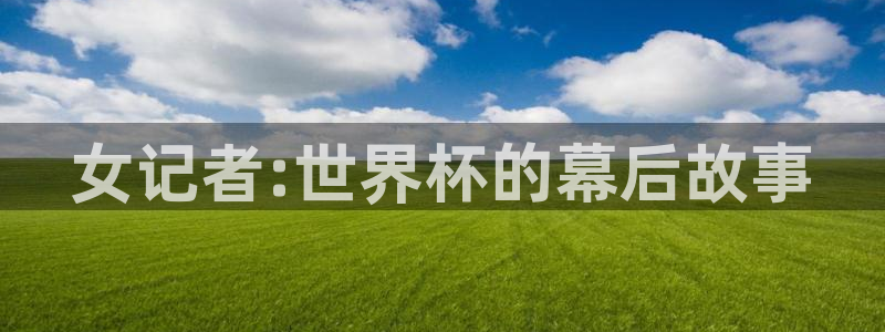世界杯：女记者:世界杯的幕后故事